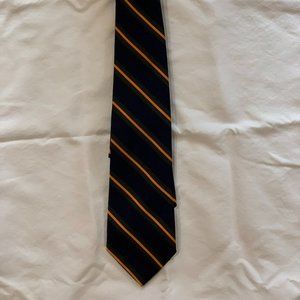 Men's Polo Navy, Burgandy, Green, Gold Necktie